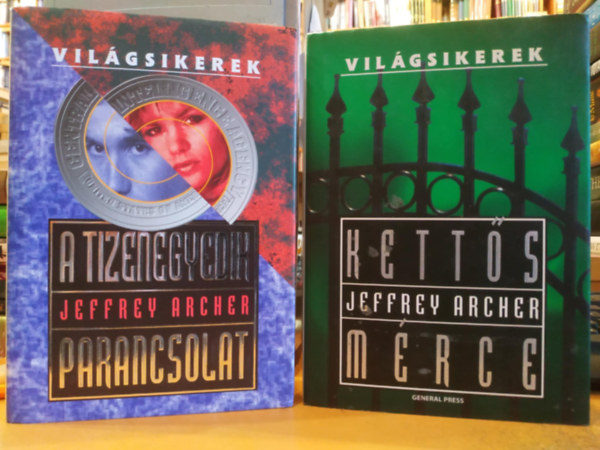 Jeffrey Archer - 2 db Jeffrey Archer: A tizenegyedik parancsolat + Kett�s m�rce