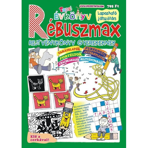 Tapsi Rbuszmax rejtvnyknyv gyerekeknek