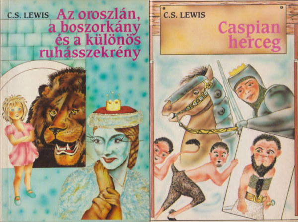 C. S. Lewis - Az oroszlán, a boszorkány és a különös ruhásszekrény + Caspian herceg (2 db)