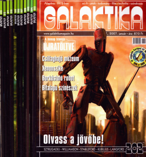 Burger Istvn (fszerk.) - Galaktika 2007/1-12. (teljes vfolyam szmonknt, 202-213. szmok)