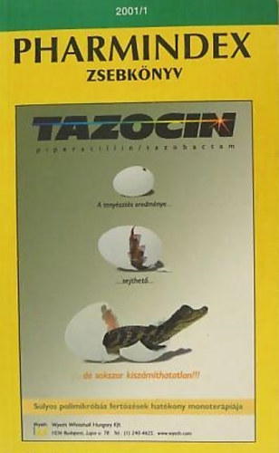 Pharmindex zsebk�nyv 2001/1.