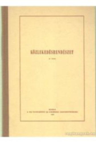 K�zleked�srend�szet II. (Bels� haszn�latra!)