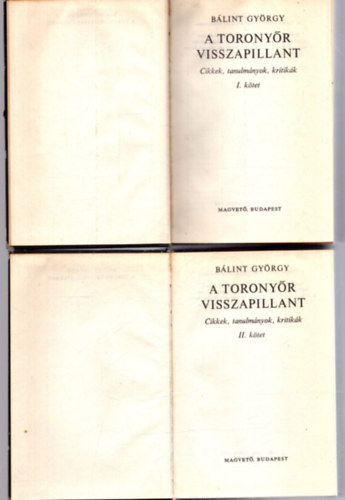 Blint Gyrgy - A toronyr visszapillant I-II.
