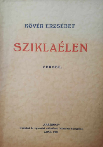 Kövér Erzsébet - Sziklaélen - Versek