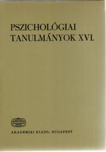 Hunyady Gyrgy - Pszicholgiai tanulmnyok XVI.