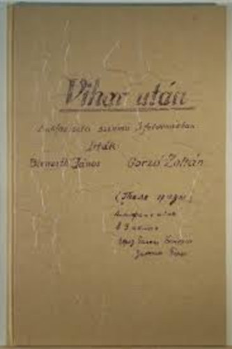Bienerth Jnos - Garz Zoltn - Vihar utn (antifasiszta sznm)