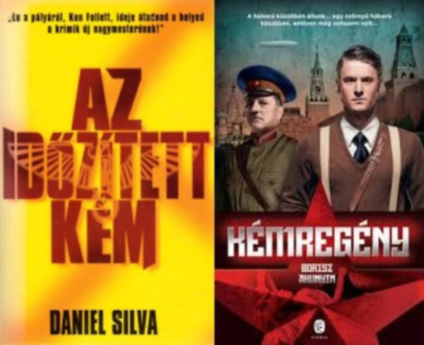 Borisz Akunyin, Daniel Silva - 2 db kmregny: Kmregny + Az idztett km