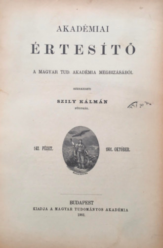 Szily Klmn (szerk.) - Akadmiai rtest XII. ktet 11. fzet