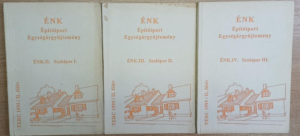 ÉNK Építőipari egységárgyűjtemény - ÉNK. II. Szakipar I-III.