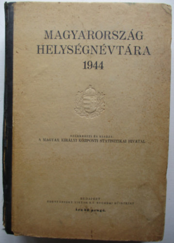 Magyarorszg helysgnvtra 1944