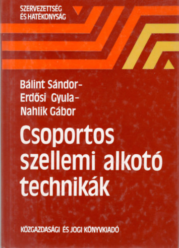 Blint-Erdsi-Nahlik - Csoportos szellemi alkot technikk