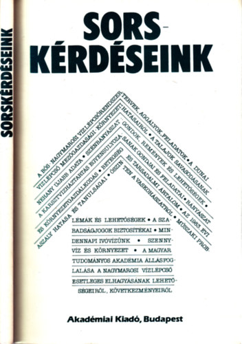 Csató Éva, Szentgyörgyi Zsuzsa - Sorskérdéseink (Tanulmányok)