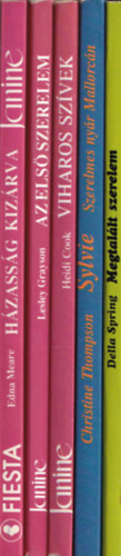 Edna Meare, Christine Thompson, Della Spring, Lesley Grayson, Heidi Cook - 5 db romantikus: Viharos sz�vek, Az els� szerelem, Megtal�lt szerelem, Szerelmes ny�r Mallorc�n, A szenved�lyes szerelem reg�nye