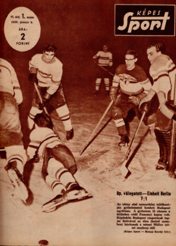 Psztor Lajos (fszerk.) - Kpes sport 1959/1-52. (teljes vfolyam, egybektve)