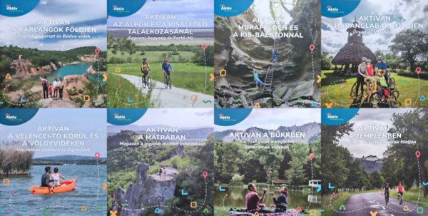 8 db Akt�van: Aktv�an a Velencei-tavon �s a V�lgyvid�ken + Akt�van a barlangok f�ldj�n - Aggteleki-karszt, B�dva-vid�k  + Akt�van a harangl�bak f�ldj�n �rs�g �s Vendvid�k + Akt�van Muraf�ld�n �s a Kis-Balatonn�l