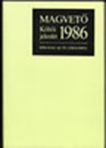 Parancs János - Költői jelenlét 1986