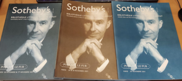 Sotheby's - Sotheby1s - biblioth�que litt�raire Charles Hayoit - Paris 29 & 30 Novembre 2001 + Paris 30 Novembre & 1er D�cembre 2001 + Paris 30 Novembre 2001