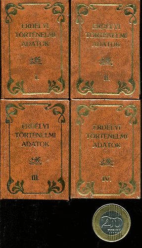 Gr�f Mik� Imre - Erd�lyi t�rt�nelmi adatok I-IV. (minik�nyv)