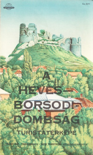 Dr. Radó Sándor - A Heves-Borsodi-dombság turistatérképe