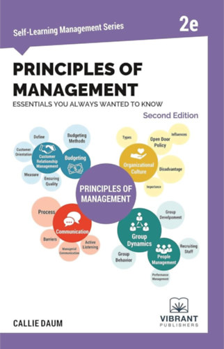 by Vibrant Publishers (Author), Callie Daum (Author) - Principles of Management Essentials You Always Wanted To Know - Vezetési alapelvek angol nyelven