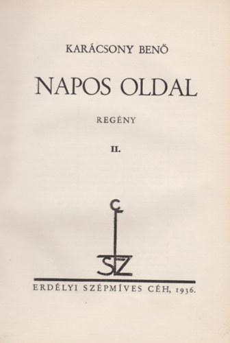 Karcsony Ben - Napos oldal II.