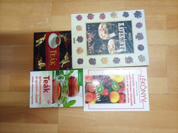 Rudi Beiser, Stephen Blauer, Jacki Baxter - 4 könyv teákról, kávékról, levekről: Teák, Teák gyógynövényekből és gyümölcsökből, LÉkönyv, Nagy kávékönyv