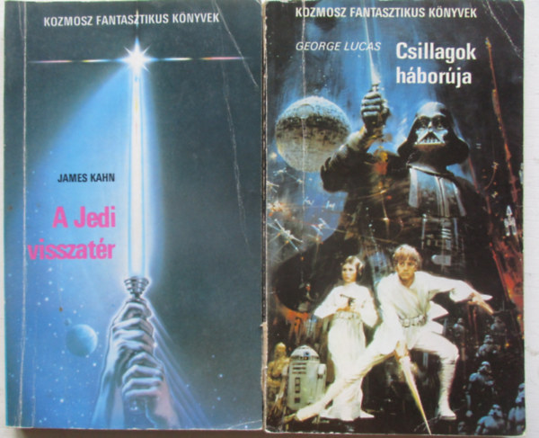 James Kahn, George Lucas - 2 db Star Wars regny: Csillagok hborja + A Jedi visszatr (Kozmosz Fantasztikus Knyvek)