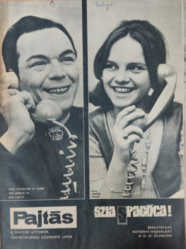 Vasvri Ferenc (szerk.) - Pajts XXIV. vfolyam 16. szm (1969)