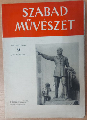 Szabad Mvszet VI. vfolyam 9. szm 1952. szeptember