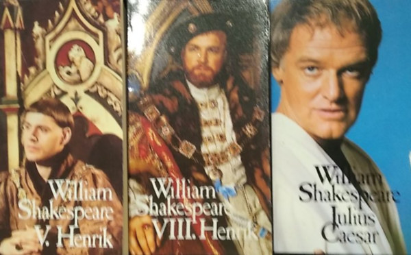 William Shakespeare - 3 db m� (BBC): VIII. Henrik+ V. Henrik+ Julius Caesar
