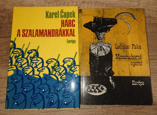 Ladislav Fuks, Karel Capek - 2 remek cseh regény: Harc a szalamandrákkal, Mosshaberné egerei