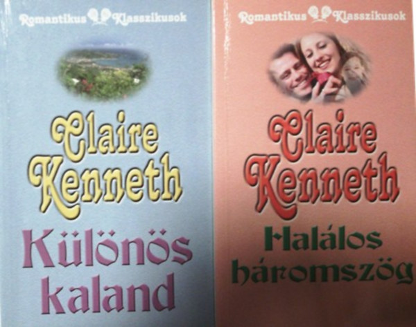 Claire Kenneth - 2 db könyv, Halálos háromszög, Különös kaland