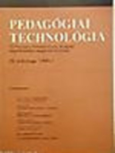 Rohonyi Andrs - Pedaggiai technolgia VIII. vfolyam 1987/4