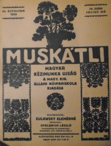 Spolarich Lszl - Musktli III. vfolyam 10. szm