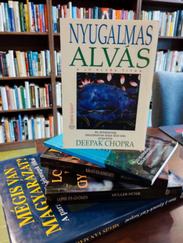 Deepak Chopra, Farkas Endre, Mller Pter, Eysenck, Hans J.-Sargent, Carl - Ezotria knyvcsomag 5 darabos KNYVMENT AJNLAT: Nyugalmas alvs, Az rtelemig s tovbb...(Pszi-jelensgek s szemlyisgformls), Kgy s kereszt, Lomb s gykr, Mgis van magyarzat?- A paranormlis jelensgek titkai