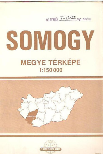 Somogy megye térképe 1:150 000