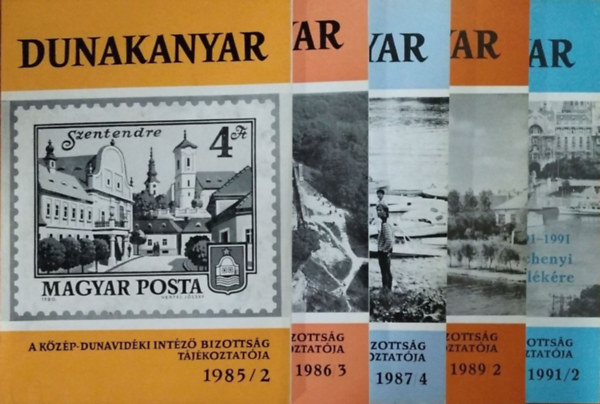 Csányi Lóránd (fel. szerk.) - Dunakanyar - 1985/2., 1986/3., 1987/4., 1989/2., 1991/2. (5 lapszám)