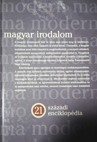 Szv�k Gyula (szerk.) - Magyar irodalom (21. sz�zadi enciklop�dia)