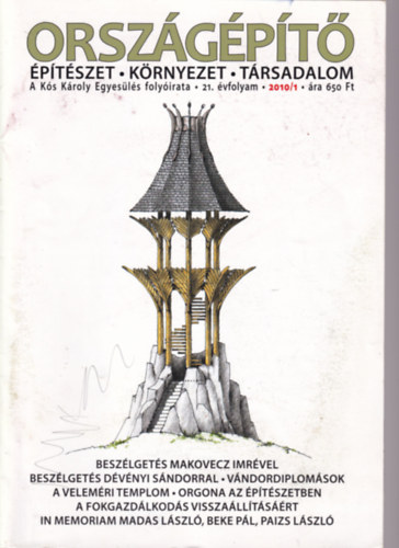 Orszgpt folyirat  21. vf.  2010/1