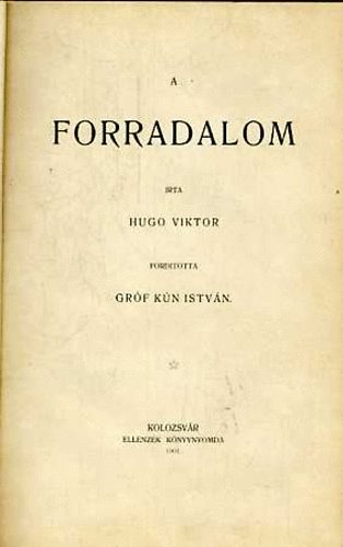 Hugo Viktor - A forradalom