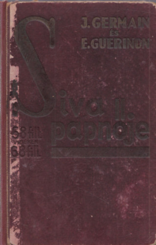 Guderinon, E.- Germain, J. - Siva papnője