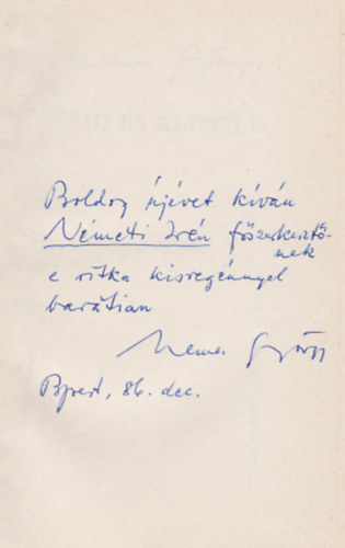 Nemes Gy�rgy - D�vid �s Klotild (dedik�lt)