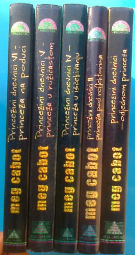 Meg Cabot - Princezini Dnevnici (Neveletlen hercegn�) - 5 k�tet a sorozatb�l horv�t nyelven (1 Odjednom princeza; 2 Princeza pod reflektorima; 4 Princeza u iscekivanju; 5 Princeza u ruzicastom; 6 Princeza na poduci)