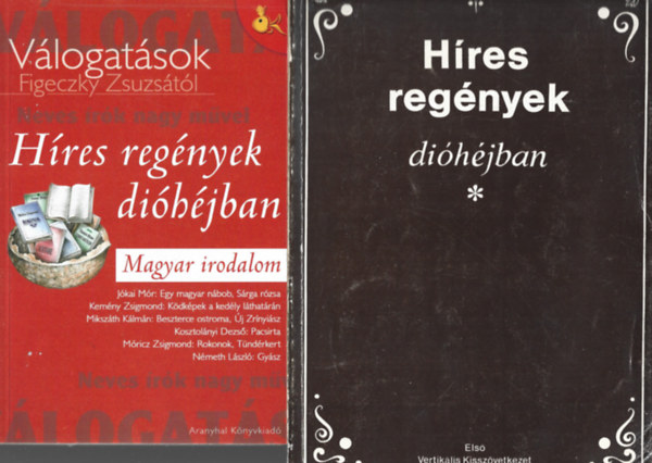 2 db Híres regények dióhéjban