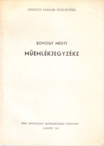 Somogy megye memlkjegyzke