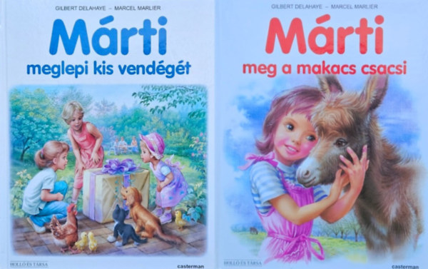 rta s rajzolta: Gilbert Delahaye - Marcel Marlier, Marcel Marlier Gilbert Delahaye, Gilbert Delahaye, Marcel Marlier, Gilbert Delahaye - Marcel Marlier - 2 db Mrti meseknyv: Mrti meg a makacs csacsi + Mrti meglepi kis vendgt