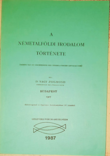 Dr. Nagy zsigmond - A N�metalf�ldi irodalom t�rt�nete