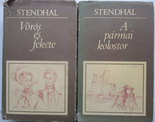 Stendhal - 2 db. Stendhal knyv: A prmai kolostor + Vrs s fekete