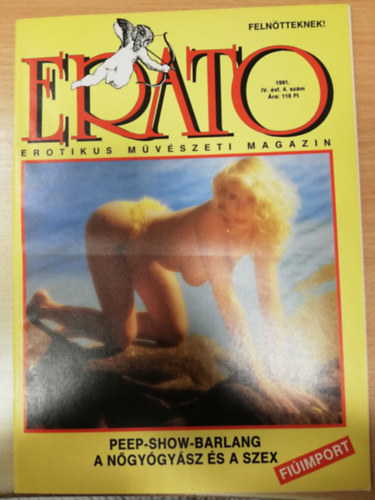 Czre Bla - Czre Gyngyvr (szerk.) - Erato - Erotikus mvszeti magazin, IV. vf. 4. szm (1991)