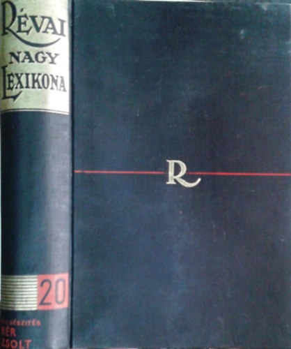 Révai nagy lexikona 20. (Kiegészítés: Bér-Zsolt)